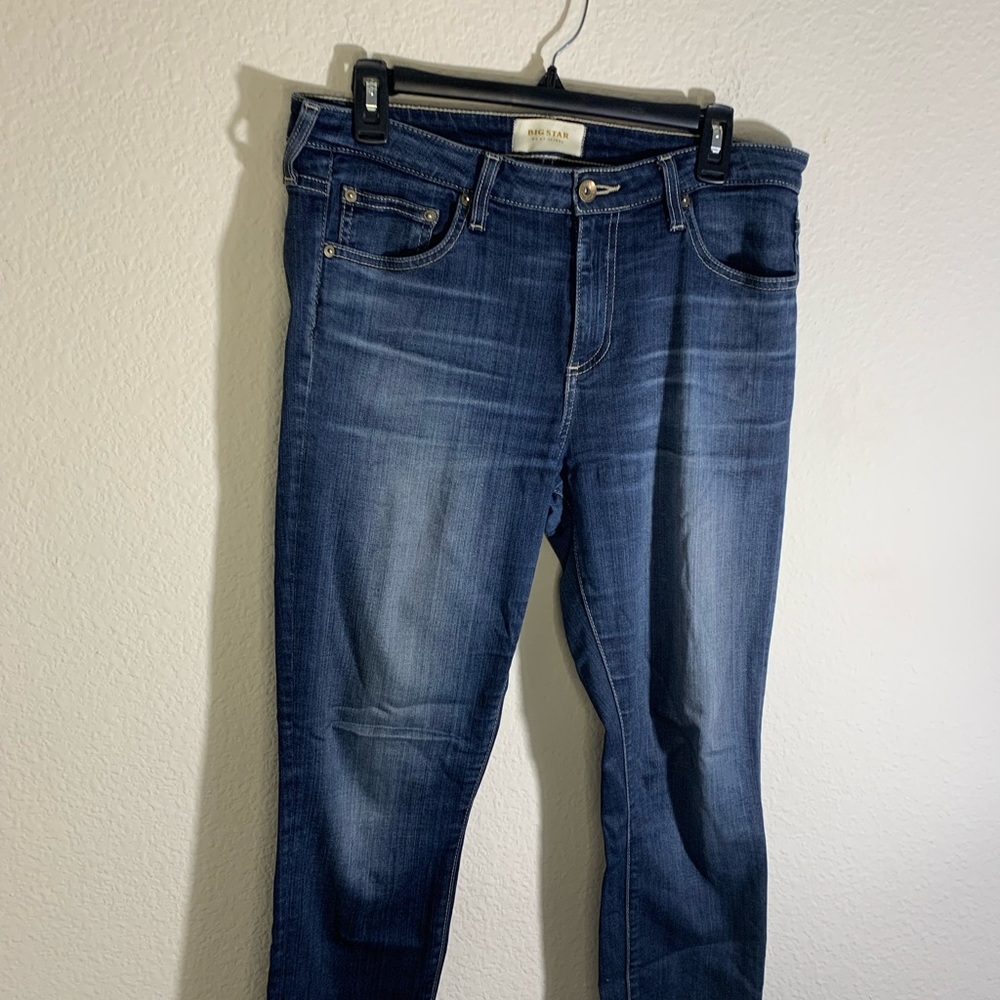 5/$25 Size 31 Big Star Desi skinny woman’s jeans Dark Denim - Picture 4 of 11